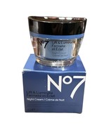 No7 Lift &amp; Luminate  Night Cream, 1.69 fl oz.. Not Sealed - $505.44 MXN