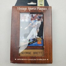 Vintage Sports Plaques George Brett Royals 1993 The Leaf Set New Sealed - £4.49 GBP