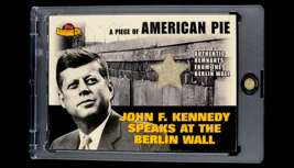 2001 Topps American Pie #PAPM2 John F. Kennedy JFK Relics Berlin Wall Re... - £15.95 GBP