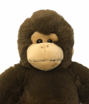 Monkey Build A Bear Plush BAB Brown Tan Chimp Ape Stuffed Animal 18&quot; - £19.71 GBP