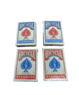 Bicycle Standard Playing Cards 2009 2 Red 2 Blue New Sealed Lot Of 4 - £12.57 GBP