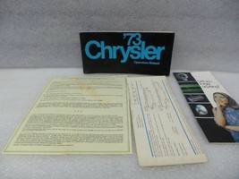 Chrysler CHRYS-STD 1973 Owners Manual 16353 - £13.17 GBP