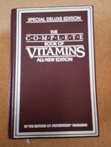 The Complete Book of Vitamins by Prevention Magazine Editors (1984, Hardcover) - £3.08 GBP