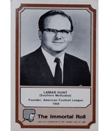 1975 Fleer Football Patches Immortal Roll#30 Lamar Hunt - $358.38 MXN