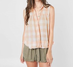 Free People Womens Blouse Hey There Sunrise Elegant Pink Size Xs OB823284 - £29.19 GBP