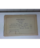 Vintage 1936 Niles Island MI School Certificate of Promotion Grade 24034 - £11.67 GBP