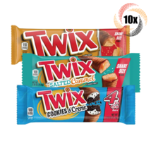 10x Packs Twix Variety Chocolate Cookie Bars Share Size Candy ( Mix &amp; Ma... - $49.53 CAD