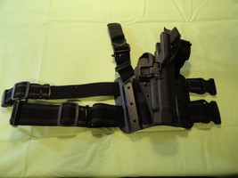 RH Blackhawk Serpa Holster Beretta 92/96 Drop Leg C1370 M9 9MM BLACK NIGHT - $28.50