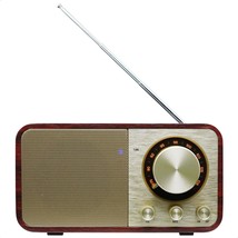 Fm Radio With Bluetooth Retro Bluetooth Speaker Vintage Radio With Sd/Usb Memory - £44.01 GBP