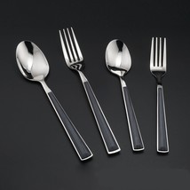 Golandstar Stainless Steel Teaspoons Dinner Spoons Forks 4pcs Flatware Serving S - $13.71