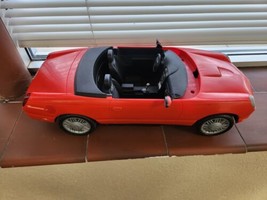 Vintage Barbie Ford Thunderbird Red Convertible 17&quot; Missing Windshield 02 Mattel - £19.61 GBP