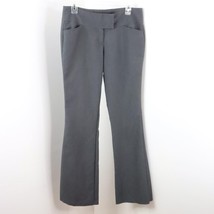 Vanity Juniors 7 Gray Rayon Blend Flared Bootcut Trouser Dress Pants - £8.63 GBP
