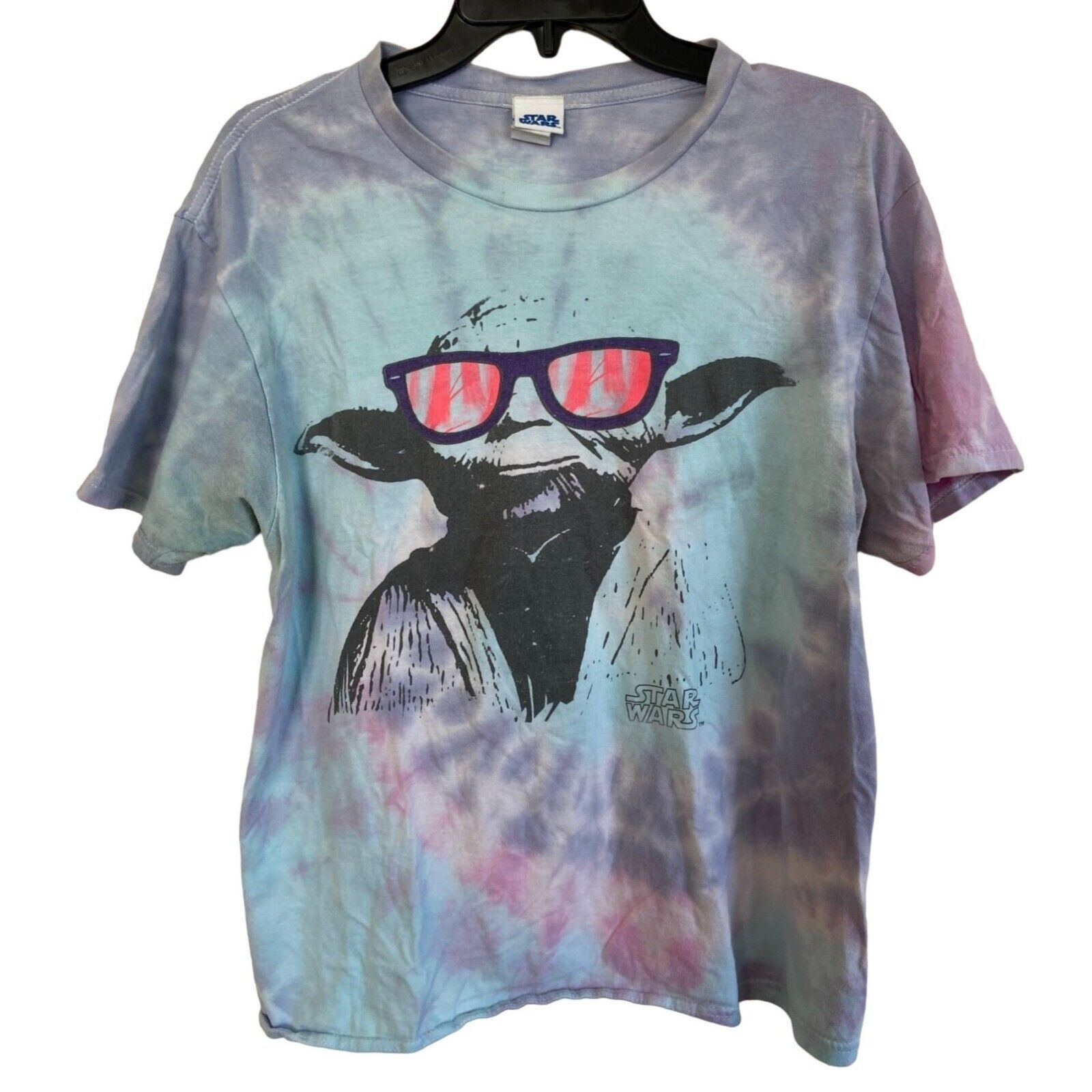 Primary image for Star Wars Yoda George Lucas Productions VINTAGE Tie Dye Unisex T-shirt MEDIUM