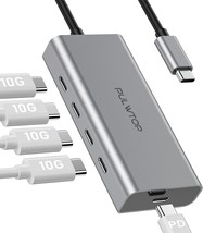 5 Port USB C Hub 10Gbps for Laptop USB C Hub Power Delivery with 100W PD Support - £46.40 GBP