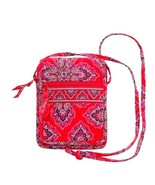 VERA BRADLEY Women&#39;s Handbag Red Paisley Design Crossbody Small - $512.99 MXN