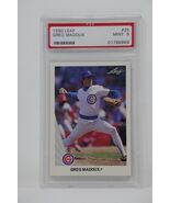 1990 Leaf #25 Greg Maddux Rookie Cubs PSA 9 MINT - €33,88 EUR