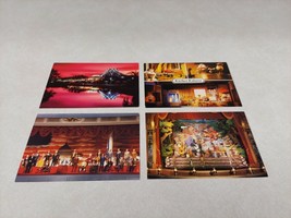 Walt Disney World Vintage 4 Postcards Hall Presidents Epcot Center Country Bear - £18.33 GBP