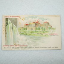 Antique 1910s Postcard Shredded Wheat Niagara Falls NY Food Factory Adve... - £7.96 GBP