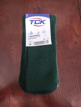 TCK Dark Green Intermediate Solid Sock Sports Sock Medium - £14.72 GBP