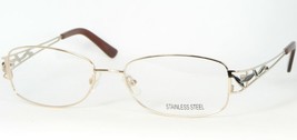 Ou 44.323.01 Gold /BLACK Eyeglasses Glasses Metal Frame 53-17-132mm - $63.15