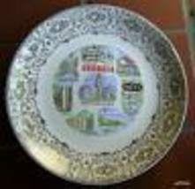 Vintage Plate Georgia 10.5&quot; Empire State of the South - £11.67 GBP