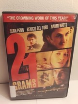 21 Grams (DVD, 2004) Ex-Library Sean Penn - £4.17 GBP