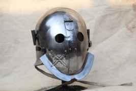Gladiator Helmet (Type Secutor) Roman Gladiator Helmet 2mm in Mild Steel... - £145.53 GBP