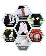 1/5Pairs White Cotton Work Gloves For Dry Hands Handling Film SPA Glove ... - £5.81 GBP+