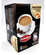 Indulgio White Chocolate Caramel Cappuccino 12pc K-Cup Keurig Coffee Pods-1 BOX - $10.67