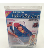 Quilted Peek A Boo Cover Infant Carriers Strollers Car Seats Vintage Bab... - $53.85 CAD