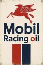 Mobil Exxon Retro Vintage Gas Gasoline Oil Tin Sign 8x12 inches Station W - $34.91 CAD