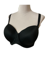 Cacique Size 40DDD Black Full Coverage Bra Underwire Padded Molded Cups ... - $31.39 CAD