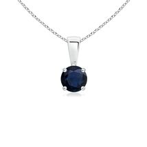 ANGARA Natural Blue Sapphire Pendant Necklace for Women in Sterling Silver - $244.61+