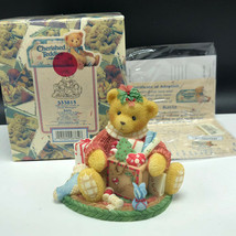 Cherished Teddies Figurine Christmas Nib Box Kayla Big Hearts Small Packages Toy - £14.05 GBP