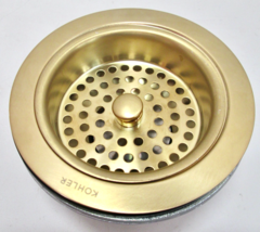 Kohler Sink Drain Strainer # 1130195 in Modern Brass - $22.79
