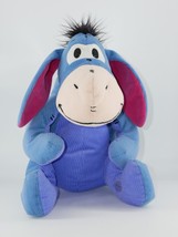 DISNEY Store Eeyore Corduroy Ribbed Plush Winnie the Pooh with Removable Tail - £11.79 GBP