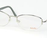 NOS NIGURA N 1076 B Silber Brille Halbe Felge Rahmen N1076 52-19-130mm - $56.43