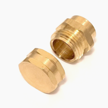 1/2 Female Npt Pipe to 3/4 Male Garden Hose Thread Adapter Brass Fitting... - £10.65 GBP