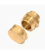 1/2 Female Npt Pipe to 3/4 Male Garden Hose Thread Adapter Brass Fitting... - $259.08 MXN