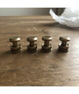 2PCS/6PCS Brass Bullet Studs Screw-Post Leather Rivets, 6mm Height Decor... - $13.80 CAD