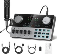 Donner Podcast Equipment Bundle, All-In-One Podcast Kit With Condenser - $51.97