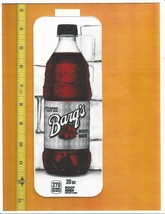Coke Chameleon Size Barqs Root Beer 20 oz BOTTLE Soda Machine Flavor Strip - £2.39 GBP