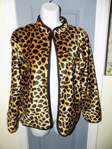 Serengeti Catalog Animal Print Jacket Coat Size S Women&#39;s NWOT - £37.33 GBP