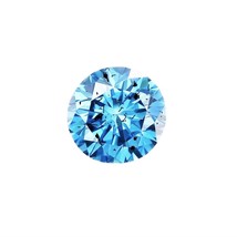 Natural Diamond 2.1mm Round Intense Blue Color Brilliant Cut I Clarity Fancy Loo - £15.31 GBP