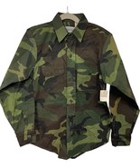 Camouflage Shirt Boys Size 12~100% COTTON, by; FIVE BROTHERS~MADE IN USA... - $19.79