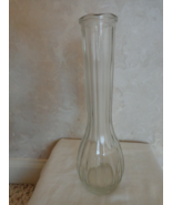 This is a Clear 8 ¾ inch Ribbed Narrow Vase (#0417).   - $25.86 CAD