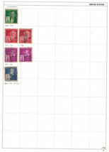 UNITED STATES 1940 Very Fine Used Stamps Hinged on List Scott # 889-892 - £0.77 GBP