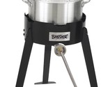 Bayou Classic Propane Outdoor Fryer Package with Steel Frame Cooker Base... - $145.08
