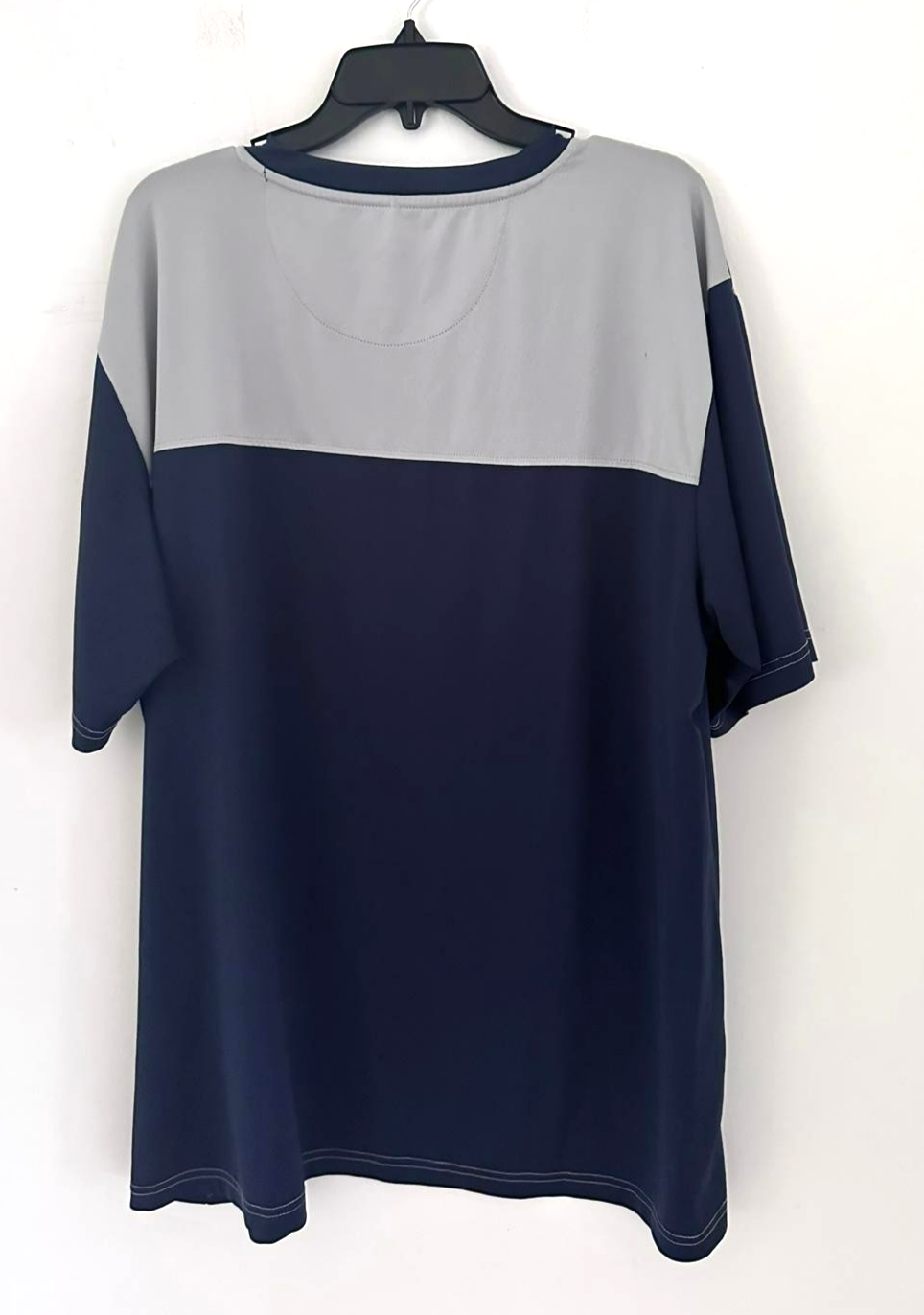 Milwaukee Brewers Men's XXL Blue Gray V-Neck T-Shirt MLB Baseball Fan Tee Item image 3