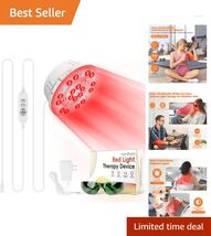 Portable Red Light Therapy Lamp: Pain Relief &amp; Skin Rejuvenation - $39.55